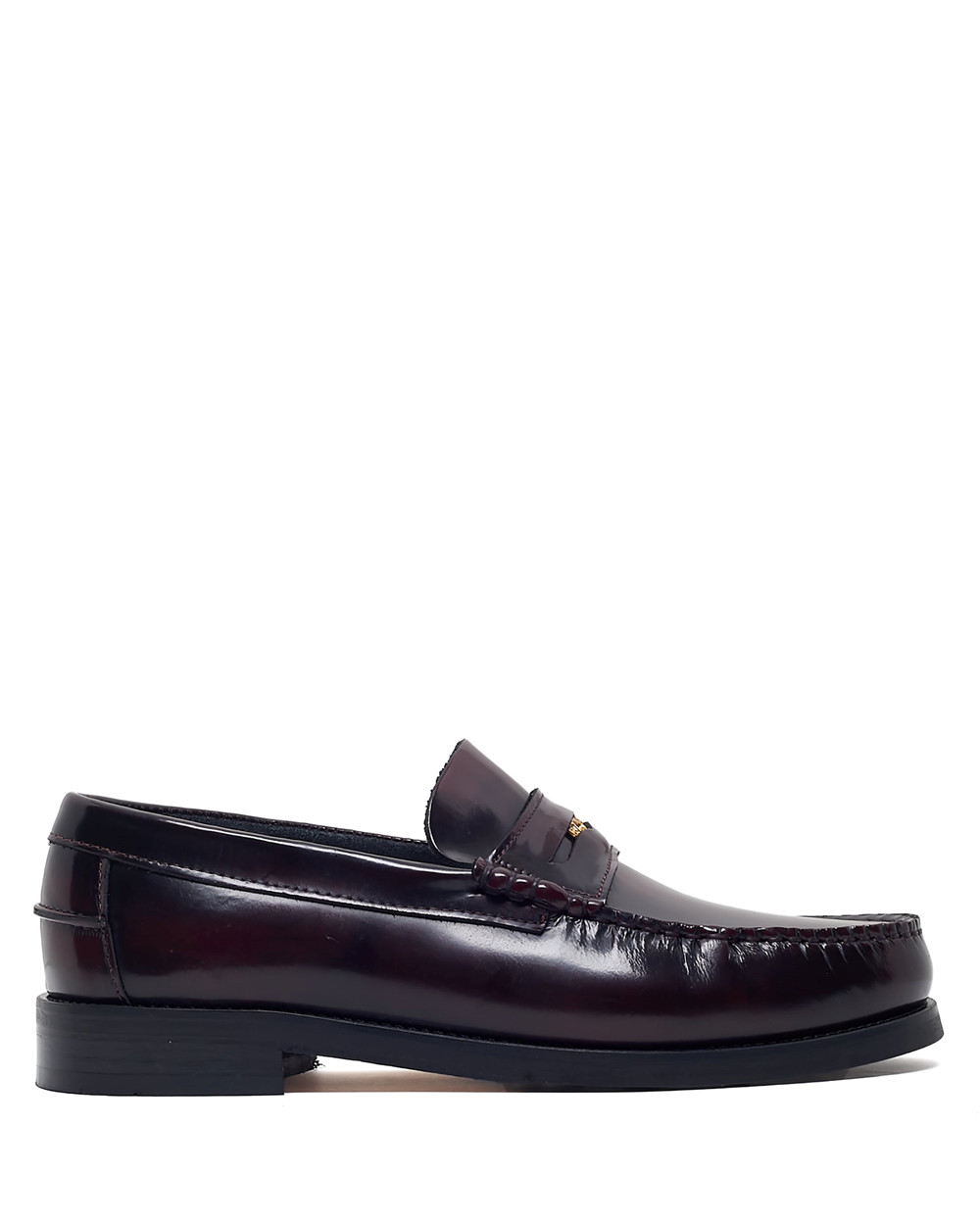 Naked Wolfe Riviera Box Leather Oxblood Loafers | 8042-TPCUS