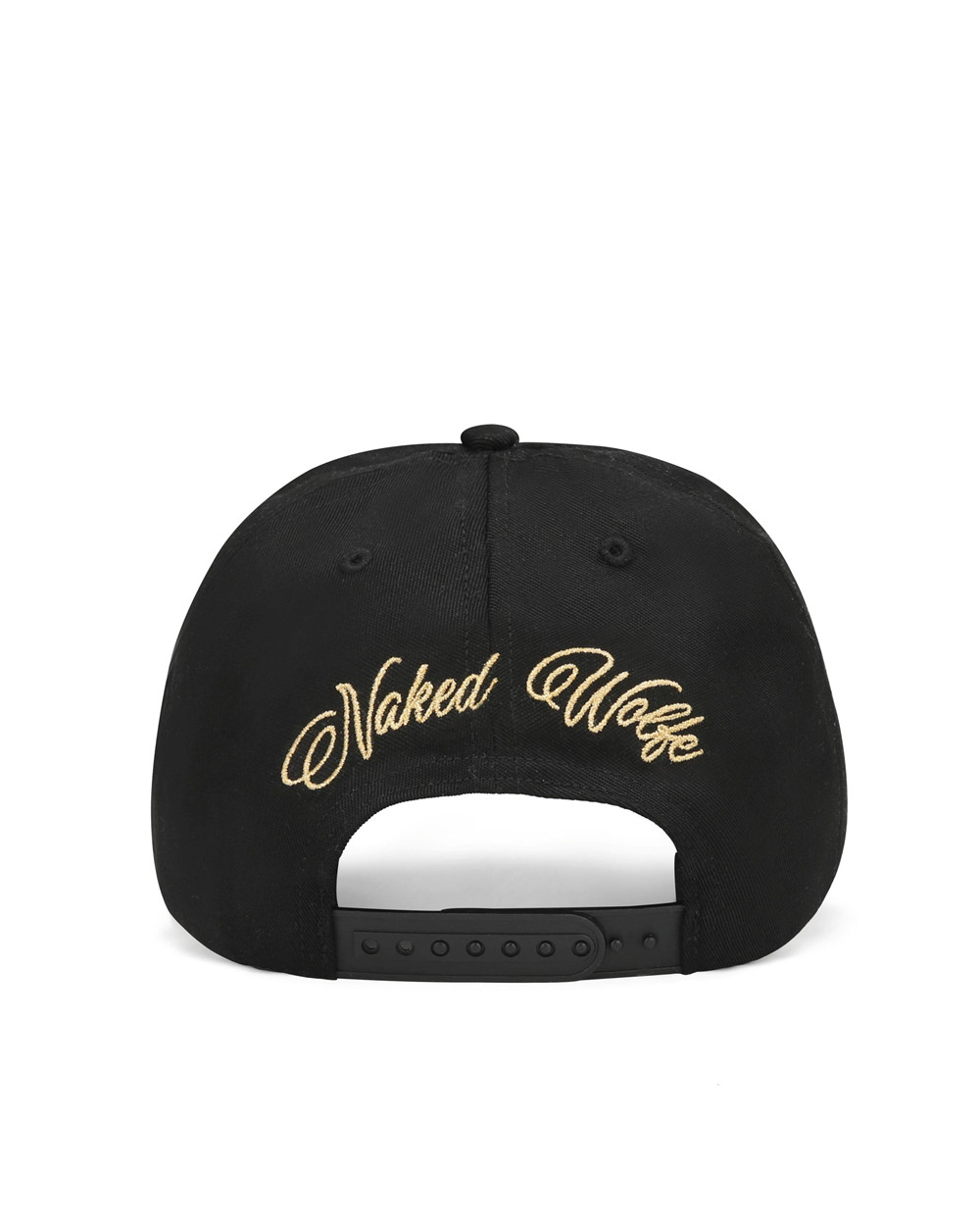 Naked Wolfe Signature Unconstructed Cap Black/Gold Caps | 6837-ADCVK