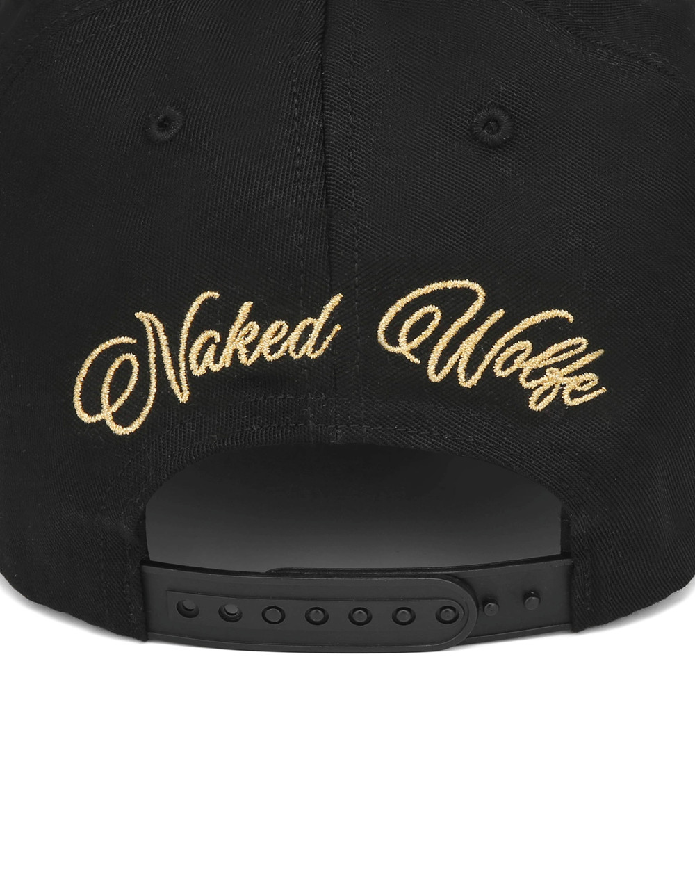 Naked Wolfe Signature Unconstructed Cap Black/Gold Caps | 6837-ADCVK