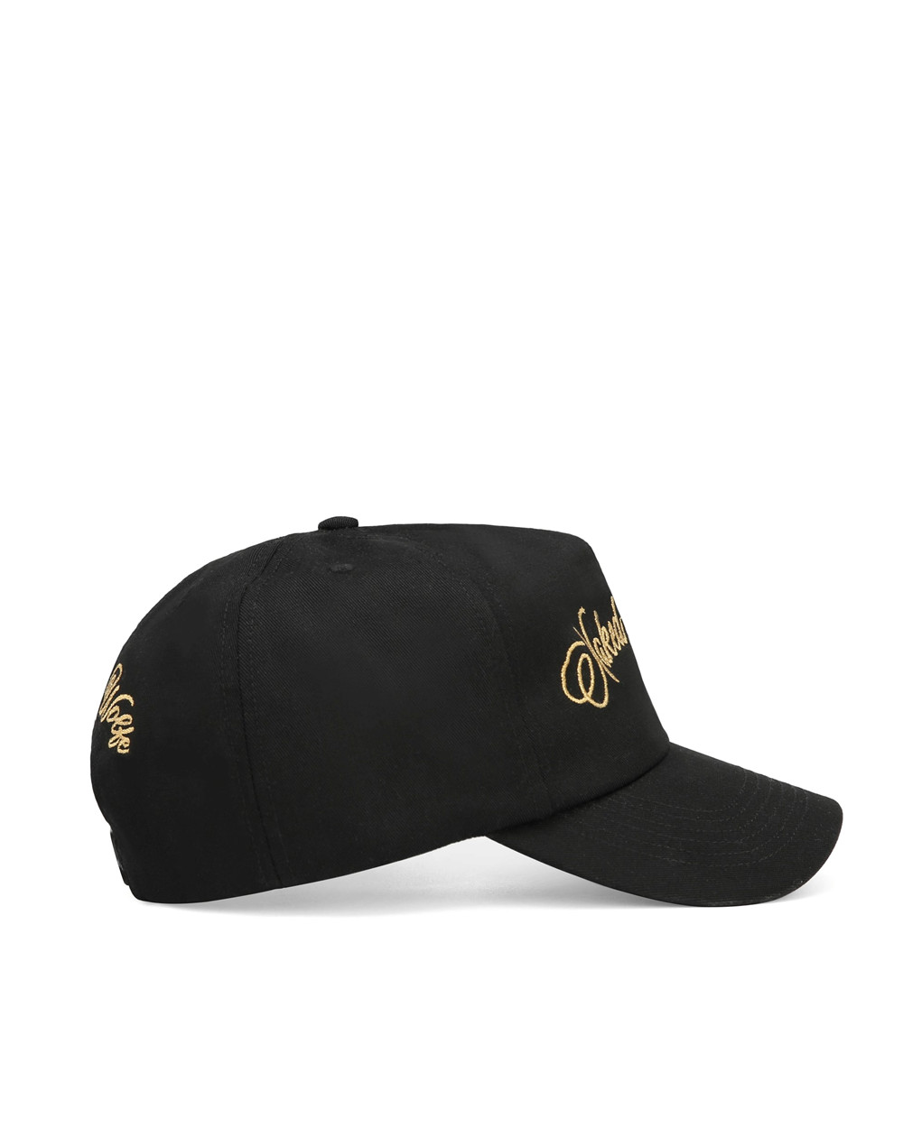 Naked Wolfe Signature Unconstructed Cap Black/Gold Caps | 6837-ADCVK