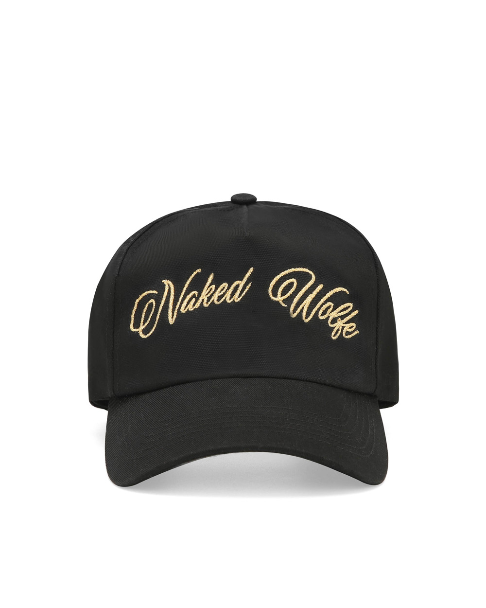 Naked Wolfe Signature Unconstructed Cap Black/Gold Caps | 6837-ADCVK