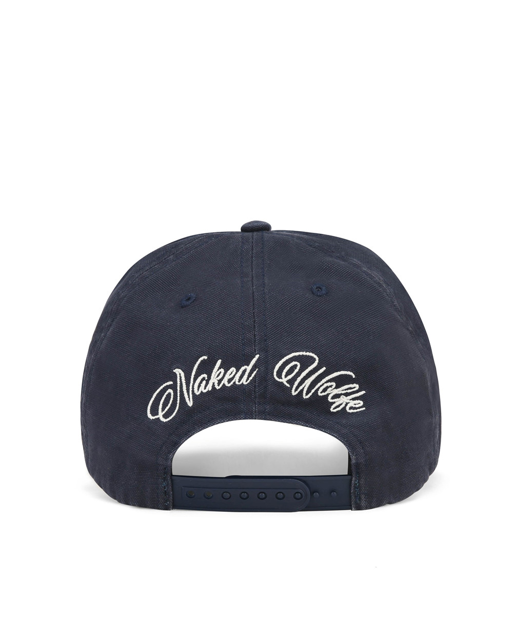 Naked Wolfe Signature Unconstructed Cap Washed Navy Caps | 3896-VUSXZ