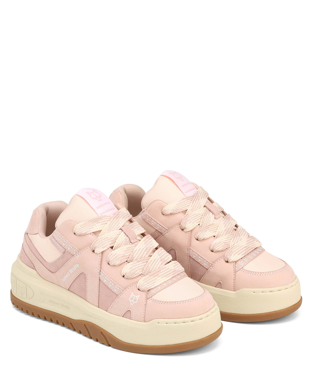 Naked Wolfe Skating Blush Nubuck/Cow Suede Sneakers | 8630-YOHIW