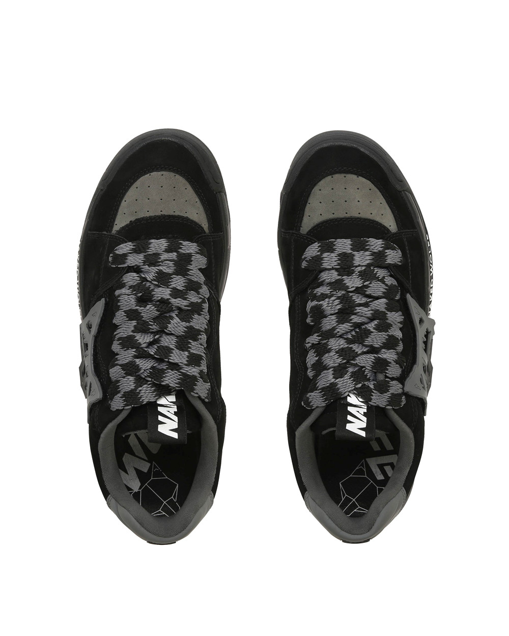 Naked Wolfe Slade Black Sneakers | 0762-MQJBI