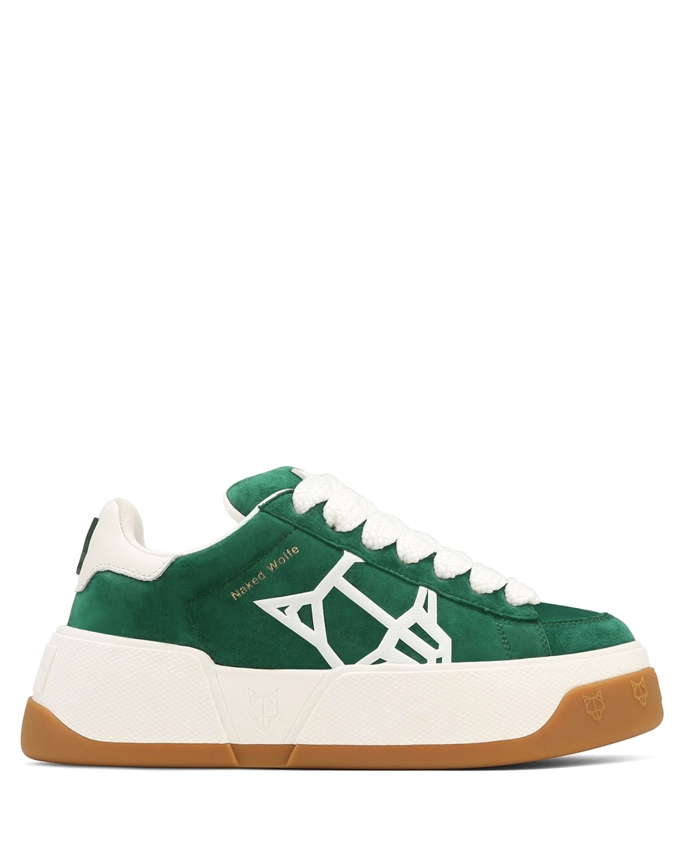 Naked Wolfe Sound Ivy Green Kid Suede Sneakers | 6213-LHAYM