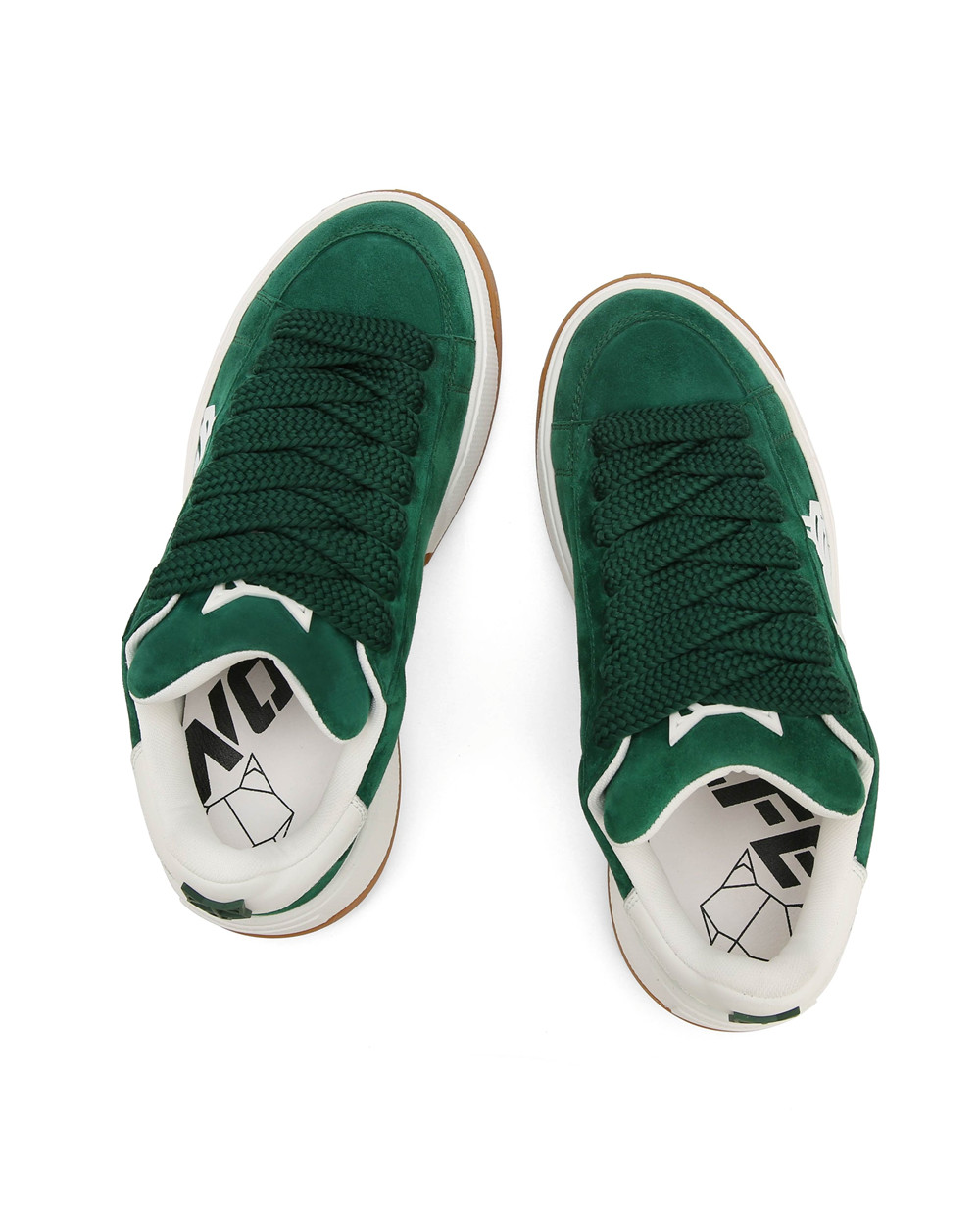 Naked Wolfe Sound Ivy Green Kid Suede Sneakers | 6213-LHAYM