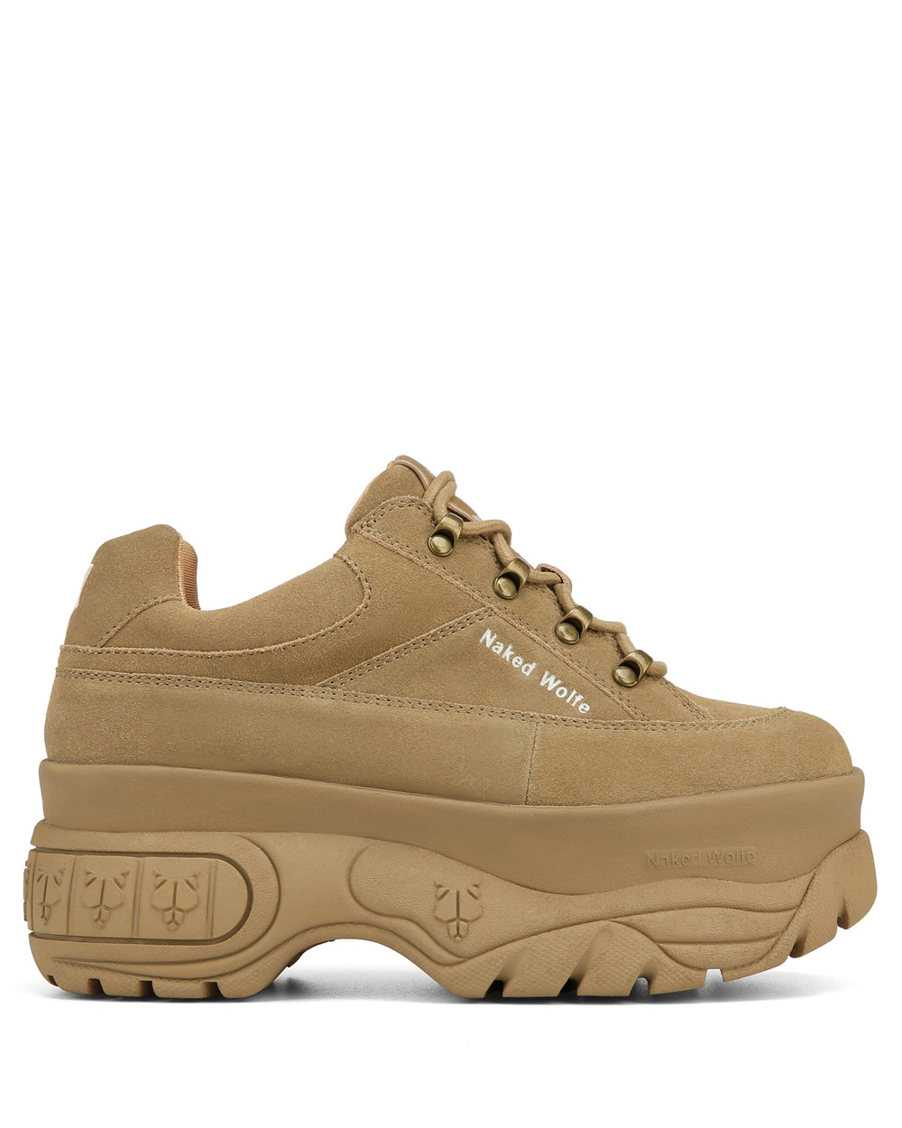 Naked Wolfe Sporty Taupe Suede Icons | 2019-VLBWD