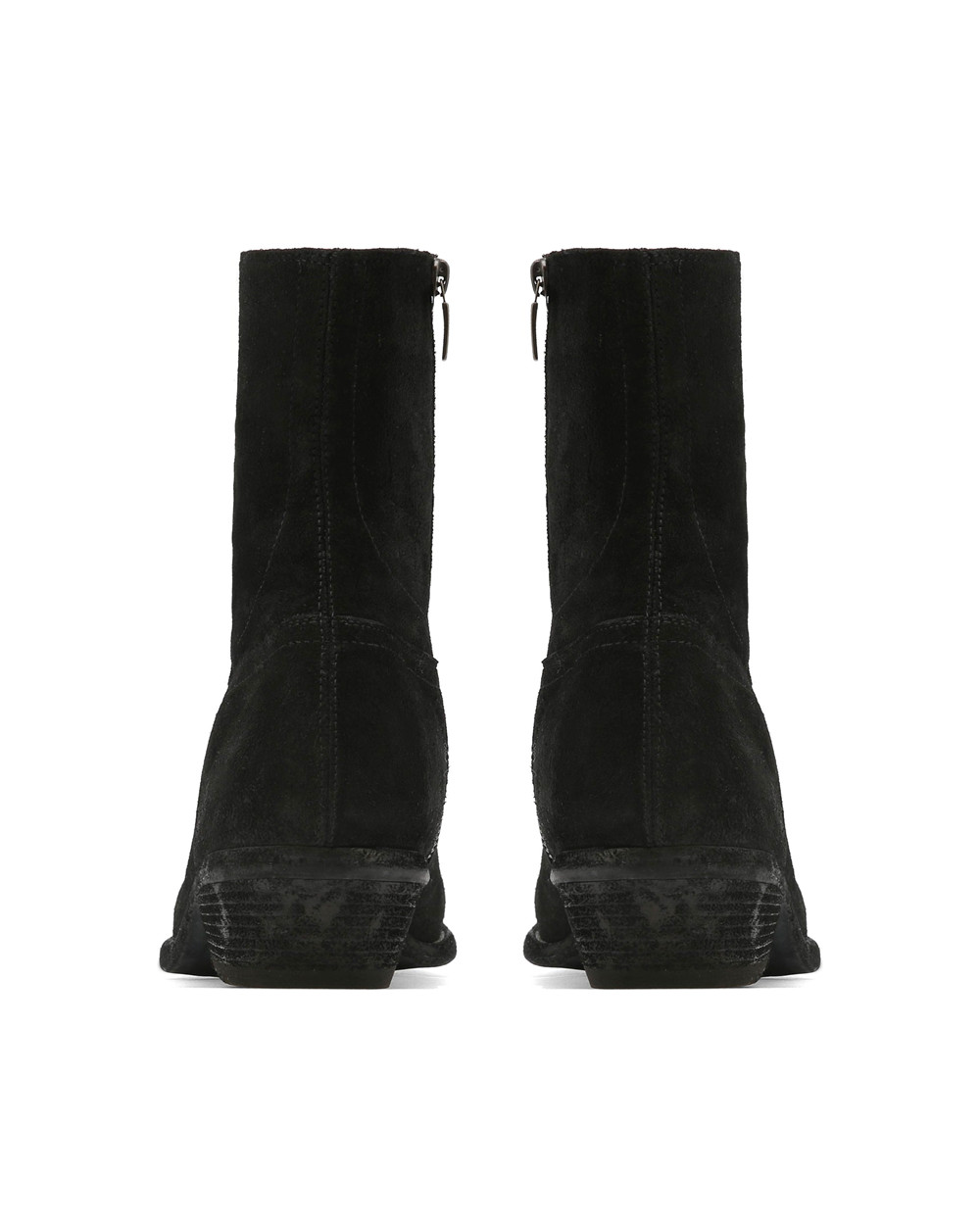 Naked Wolfe The Dean Suede Black Boots | 8012-EPBIN