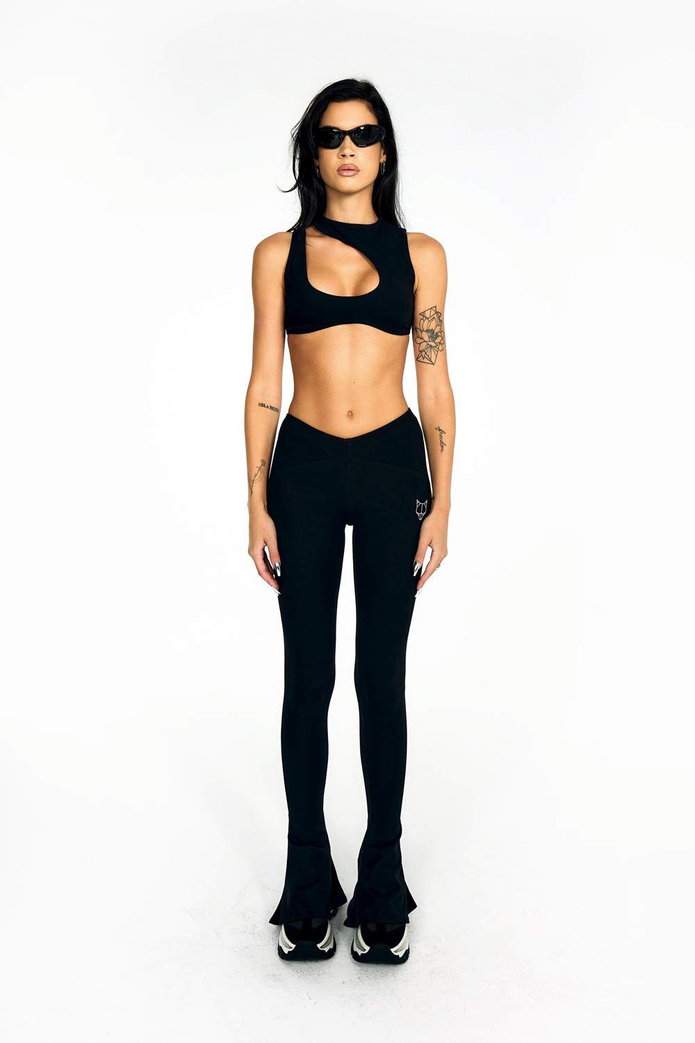 Naked Wolfe Ultra Flared Leggings Activewear | 5910-VAECT