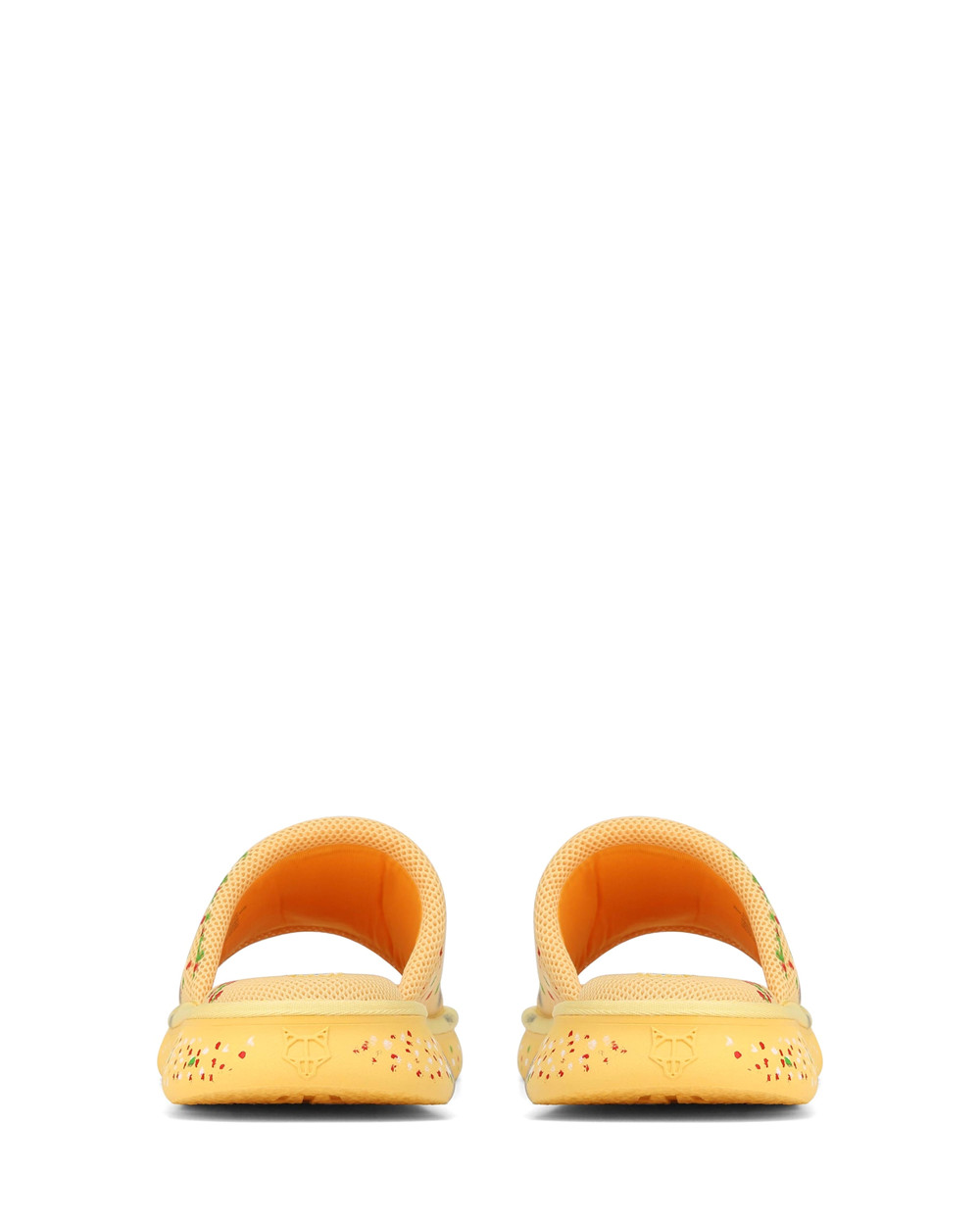 Naked Wolfe Vegas Yellow Mesh Slides | 6274-TVDGM