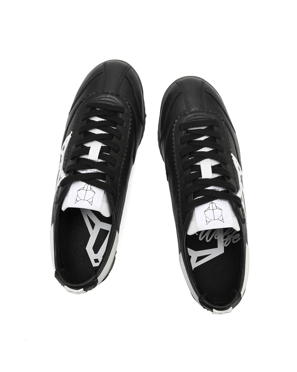 Naked Wolfe Vital Black/White Sneakers | 3096-YVRQH