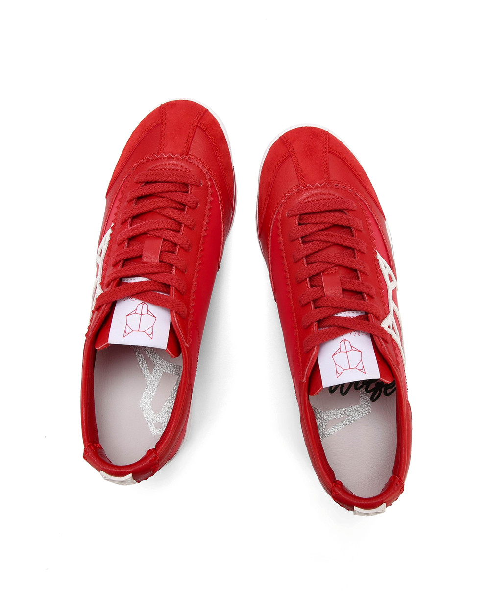 Naked Wolfe Vital Red Sneakers | 4958-EIOVR