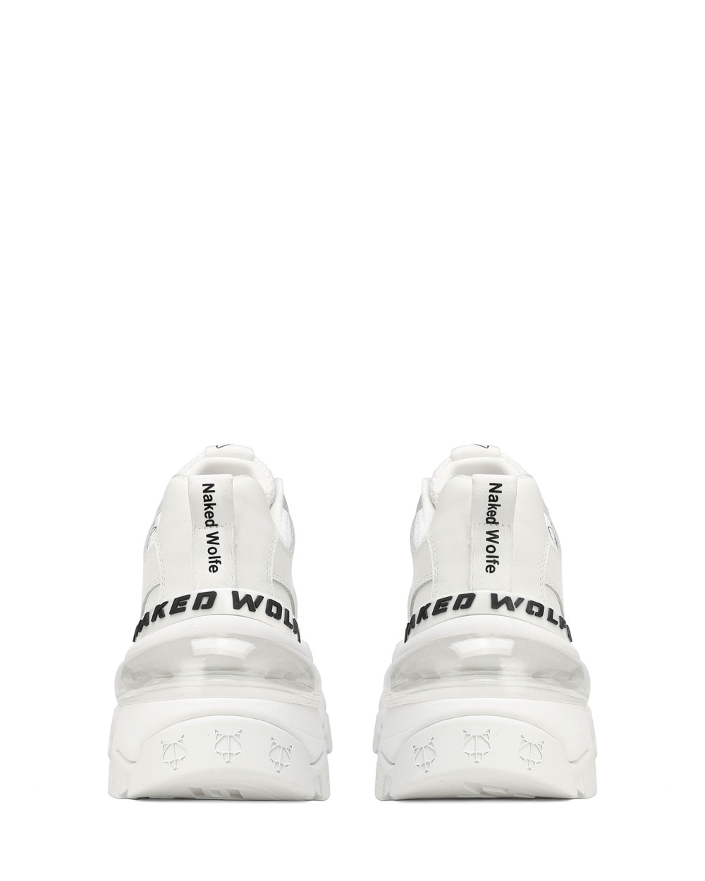 Naked Wolfe Wind White Sneakers | 7458-FGMLH