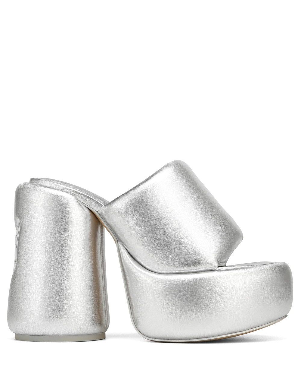 Naked Wolfe Wow Silver Heels | 0721-YCAFR